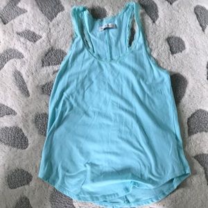 light blue abercrombie and fitch tank top